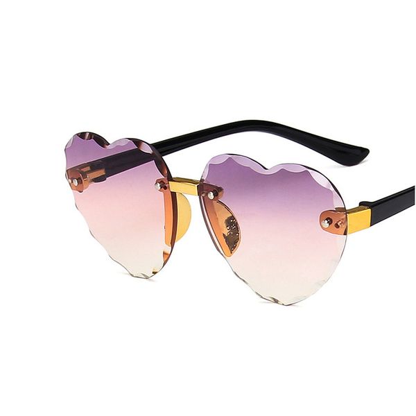 cute heart shaped children sunglasses for girlboy gradient lens rimless frame eyewear fashion child eyeglasses uv400 protection, Blue
cute heart shaped children sunglasses for girlboy gradient lens rimless frame eyewear fashion child eyeglasses uv400 protection, Blue