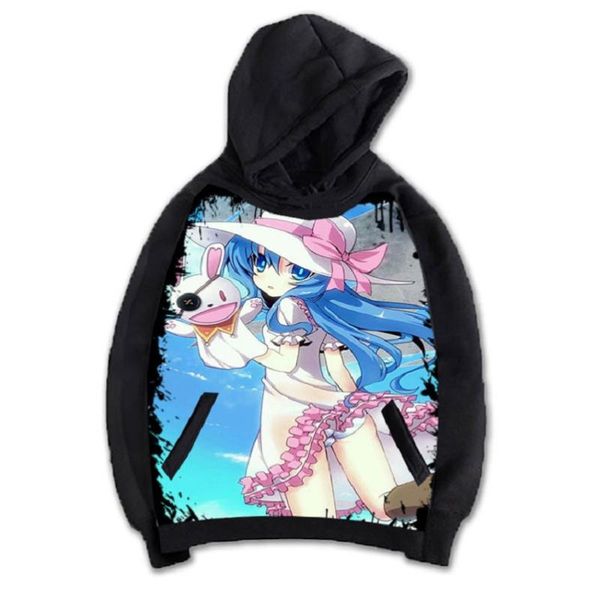 high-q japan anime date a live itsuka shido yatogami tohka tokisaki kurumi nightmare casual hooded hoodie sweatshirts, Black
high-q japan anime date a live itsuka shido yatogami tohka tokisaki kurumi nightmare casual hooded hoodie sweatshirts, Black