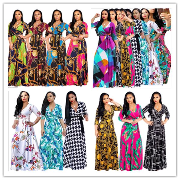 женская летняя мода 3/4 рукавом v шеи foral печатные платья макси богемское пляж длинные платья женские nightclub платья плюс размер одежды, Black;gray
женская летняя мода 3/4 рукавом v шеи foral печатные платья макси богемское пляж длинные платья женские nightclub платья плюс размер одежды, Black;gray