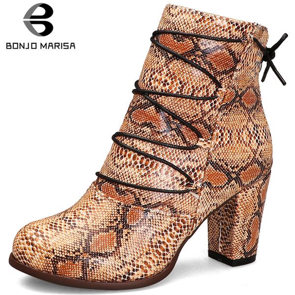 bonjomarisa new brand plus size 33-48 fashion print snake veins booties ladies high heels shoes woman zip party ankle boots, Black
bonjomarisa new brand plus size 33-48 fashion print snake veins booties ladies high heels shoes woman zip party ankle boots, Black
