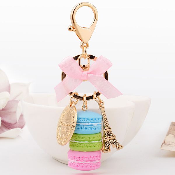 new cake key chain fashion car key ring women bag charm accessories france cake macarons with eiffel tower keychain gift jewelry, Silver
new cake key chain fashion car key ring women bag charm accessories france cake macarons with eiffel tower keychain gift jewelry, Silver