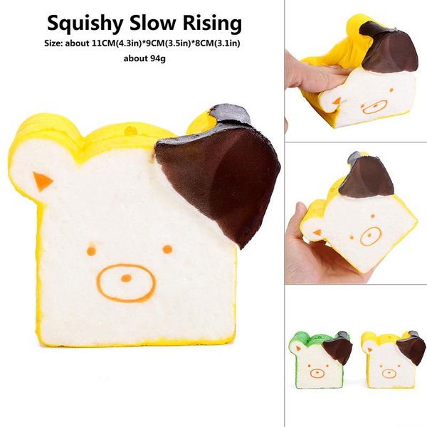 

bravo bear bread squishies toy imitation squishy scented jumbo kawaii slow rising phone pendant for kids gift decompression toy