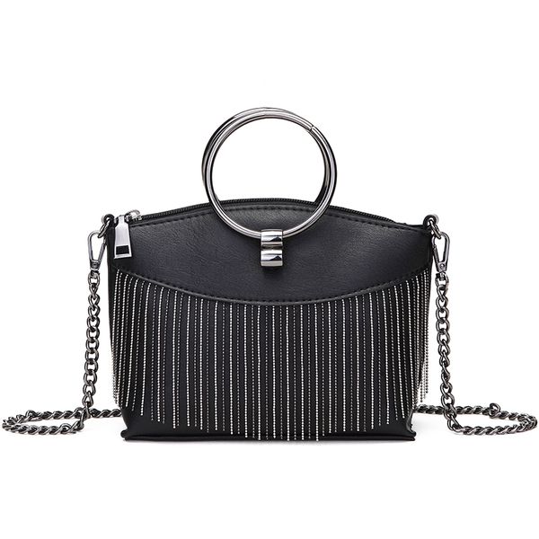 nigedu chain tassel female messenger bags small vintage ring handbag pu leather shoulder bag for women crossbody bags black litt
nigedu chain tassel female messenger bags small vintage ring handbag pu leather shoulder bag for women crossbody bags black litt