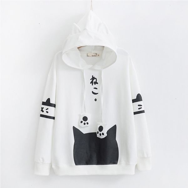 fashion cartoon cute cat print hooded sweatshirt women lovely with ears hoodies long sleeve pullover girls casual hoodies new, Black
fashion cartoon cute cat print hooded sweatshirt women lovely with ears hoodies long sleeve pullover girls casual hoodies new, Black
