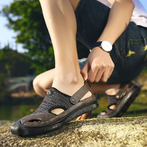 summer sandals microfiber comfortable slip-on casual sandals fashion men slippers zapatillas hombre size new 2019, Black
summer sandals microfiber comfortable slip-on casual sandals fashion men slippers zapatillas hombre size new 2019, Black