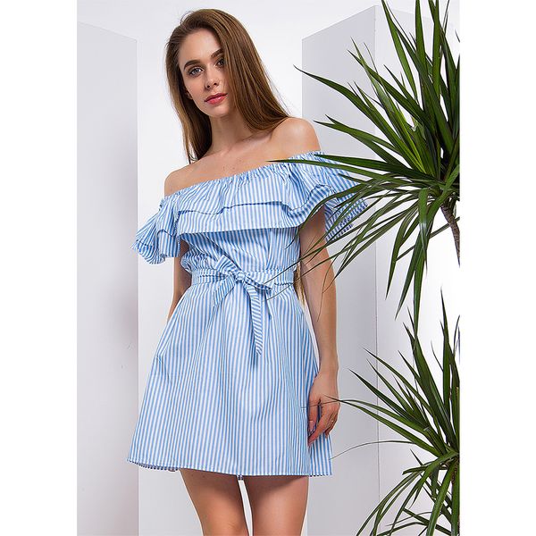 women designer dresses woman clothes slash neck mini short dress sleevelee slash mini women solid striped straight dresses, Black;gray
women designer dresses woman clothes slash neck mini short dress sleevelee slash mini women solid striped straight dresses, Black;gray