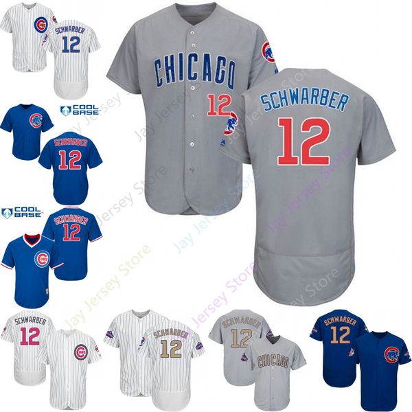 Custom Chicago 12 Kyle Schwarber Jersey Cubs Jerseys Cool Base Flexbase White Black Red Grey Home Away Men Women Youth All Stitched
Custom Chicago 12 Kyle Schwarber Jersey Cubs Jerseys Cool Base Flexbase White Black Red Grey Home Away Men Women Youth All Stitched
