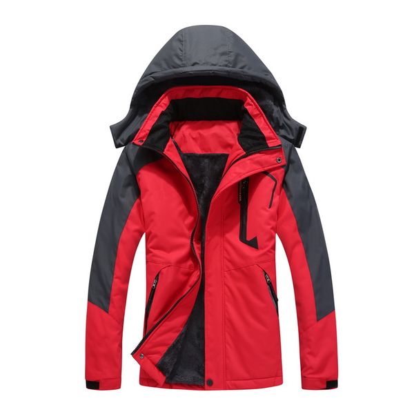 vertvie 2019 running jacket new women outdoor sports jacket quick dry hooded plus size plus velvet padded coat mountaineering, Black;red
vertvie 2019 running jacket new women outdoor sports jacket quick dry hooded plus size plus velvet padded coat mountaineering, Black;red