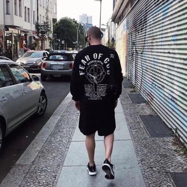fear off god ffog round neck long-sleeved t-shirt couple women and mens designer loose sweater s~xl hfxhwy040, Black
fear off god ffog round neck long-sleeved t-shirt couple women and mens designer loose sweater s~xl hfxhwy040, Black