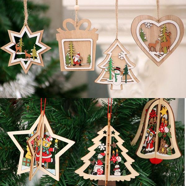 christmas wooden decoration christmas tree creative painted decorative pendants three-dimensional wooden hanging ornament
christmas wooden decoration christmas tree creative painted decorative pendants three-dimensional wooden hanging ornament