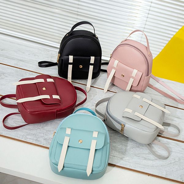 contrast color backpack women mini casual travel pu bag multifunctional bags fea889
contrast color backpack women mini casual travel pu bag multifunctional bags fea889