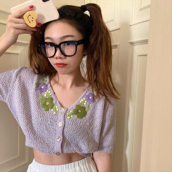 elegant style short purple flower embroidery knitted female 2020 foreign style short-sleeved t-shirt short skirt t-shirt skirt, White
elegant style short purple flower embroidery knitted female 2020 foreign style short-sleeved t-shirt short skirt t-shirt skirt, White