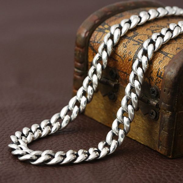 s925 sterling silver necklace personality thai silver hip hop men women link boys girls cuban chains 7mm/9mm 45cm/55cm
s925 sterling silver necklace personality thai silver hip hop men women link boys girls cuban chains 7mm/9mm 45cm/55cm