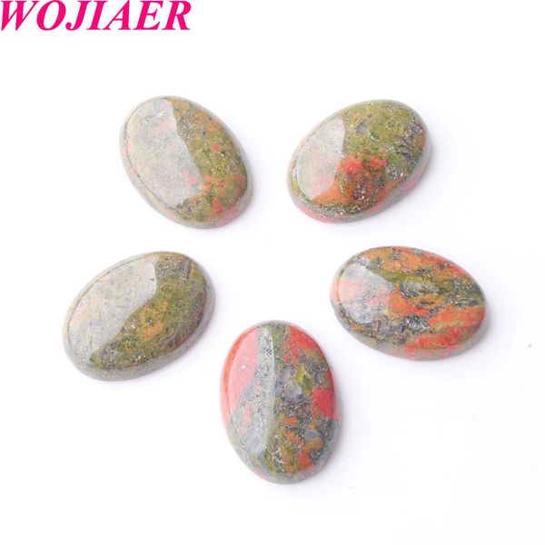 wojiaer natural unakite jasper gem stone beads oval cabochon cab no drill hole 18x25x7mm jewelry making du8079, Black
wojiaer natural unakite jasper gem stone beads oval cabochon cab no drill hole 18x25x7mm jewelry making du8079, Black