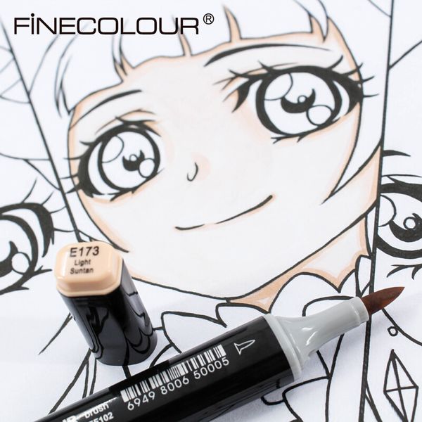 finecolour 1pcs ef102 elastic soft head двуглавый дизайн профессия manga art pen маркеры художественные принадлежности для рисования
finecolour 1pcs ef102 elastic soft head двуглавый дизайн профессия manga art pen маркеры художественные принадлежности для рисования