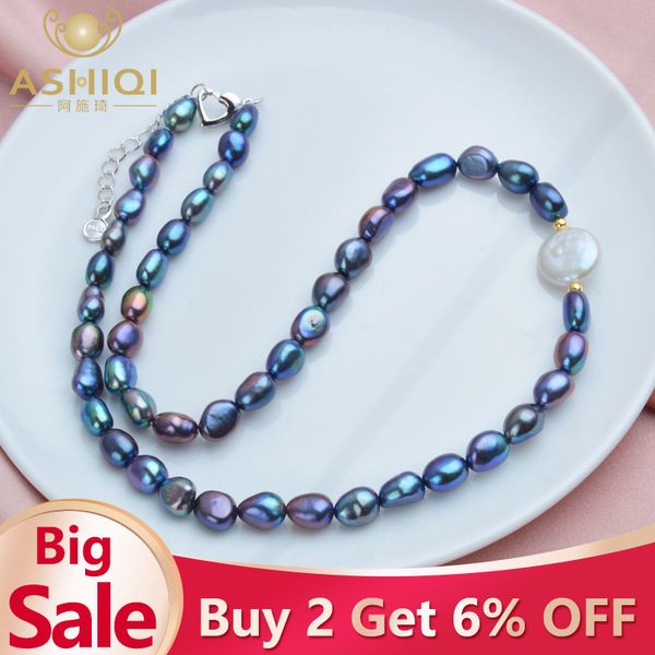 ashiqi black natural freshwater baroque pearl choker necklace for women 925 sterling silver jewelry fashion necklaces 2019
ashiqi black natural freshwater baroque pearl choker necklace for women 925 sterling silver jewelry fashion necklaces 2019