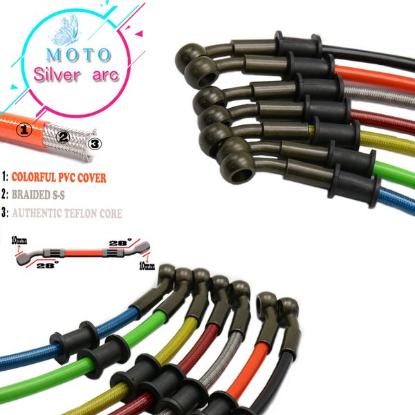400mm to 2200mm motorcycle dirt bike braided steel hydraulic reinforce brake line clutch oil hose tube universal fit racing mx
400mm to 2200mm motorcycle dirt bike braided steel hydraulic reinforce brake line clutch oil hose tube universal fit racing mx