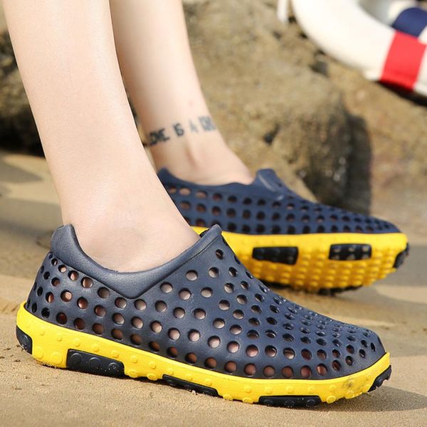 summer new hole shoes hollow out fashion convenient slip-on men's sandals large size beach shoes multi-colors optional male, Black
summer new hole shoes hollow out fashion convenient slip-on men's sandals large size beach shoes multi-colors optional male, Black