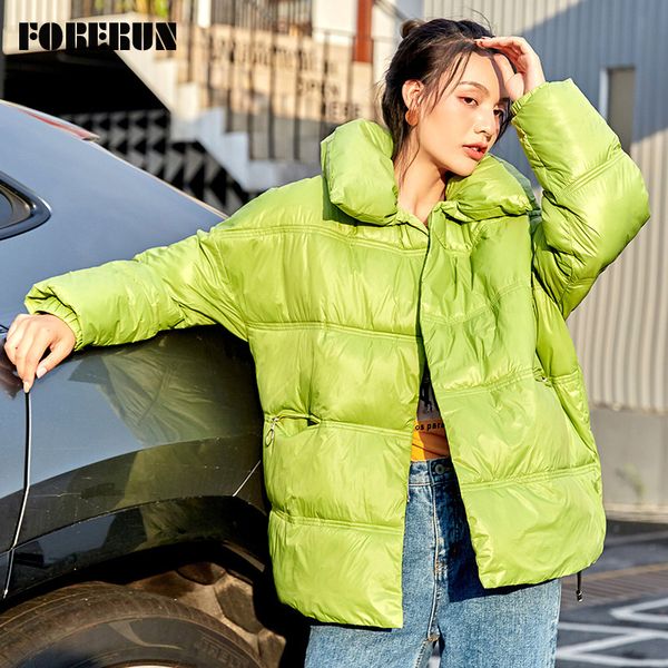 forerun oversized bubble jacket women cotton padded warm loose winter coat back zipper solid parka abrigos mujer invierno 2019, Black
forerun oversized bubble jacket women cotton padded warm loose winter coat back zipper solid parka abrigos mujer invierno 2019, Black