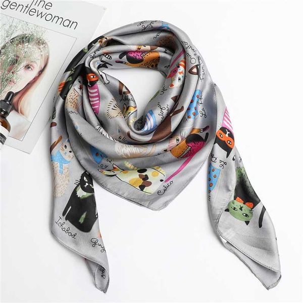 square scarf hair silk scarves head wraps for women fashion female neck bandana shawl headkerchief accessories, Blue;gray
square scarf hair silk scarves head wraps for women fashion female neck bandana shawl headkerchief accessories, Blue;gray