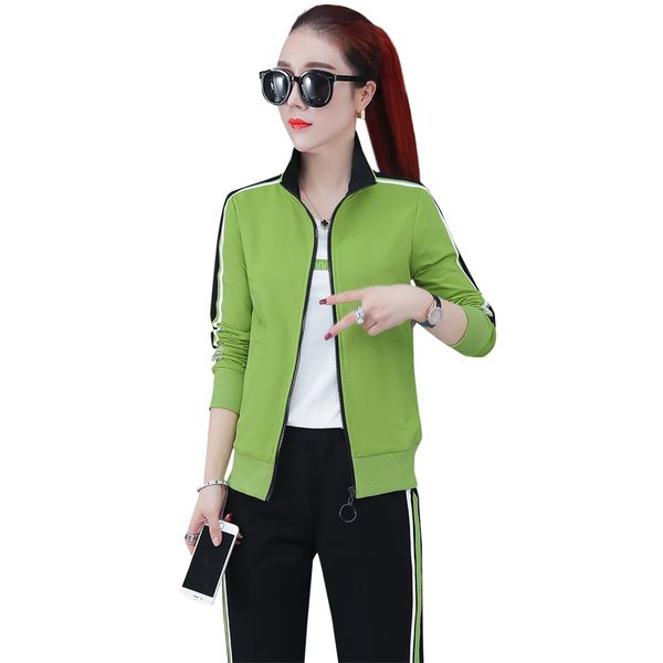 женская разогреть одежду 3 шт наборы 551 spring fall нового прибытие женщин спортивных костюмов с длинным рукавом куртка тренировка + t руба, Gray
женская разогреть одежду 3 шт наборы 551 spring fall нового прибытие женщин спортивных костюмов с длинным рукавом куртка тренировка + t руба, Gray