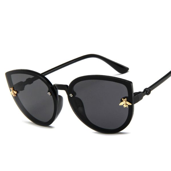 children cat eye sunglasses vintage kids steampunk gold bee baby summer eyeglasses cute boys girls eyewear brand, White;black
children cat eye sunglasses vintage kids steampunk gold bee baby summer eyeglasses cute boys girls eyewear brand, White;black