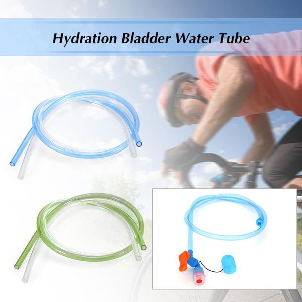 2pcs Hydration Bladder Tube Hydration Pack Hose Replacement Pack Tube Clip System Kit Water Bag