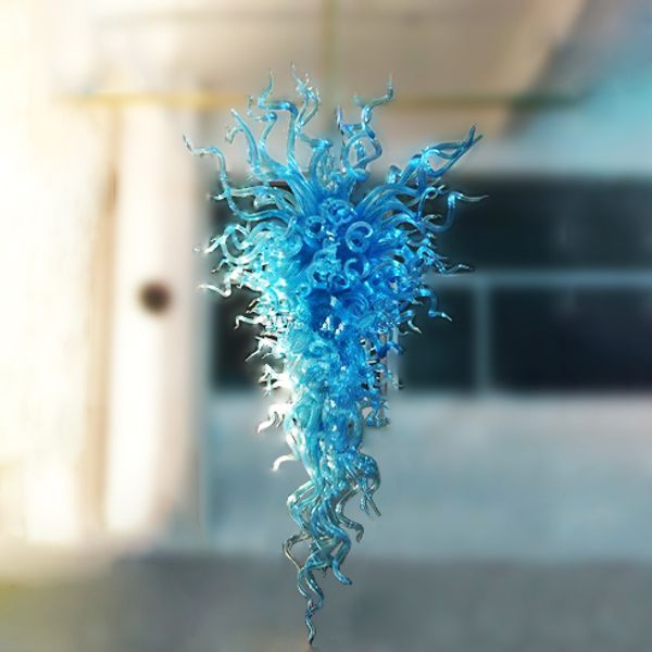 hand blown glass chandelier light modern art glass lighting custom blue lamps for home l decoration
hand blown glass chandelier light modern art glass lighting custom blue lamps for home l decoration
