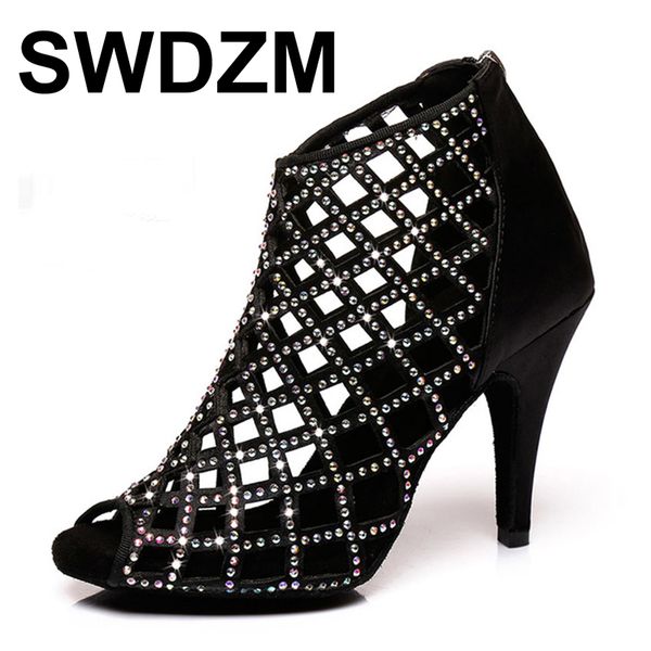 fashionable soft bottom latin dance shoes, a kind of high-heeled sandals, professional dance shoes