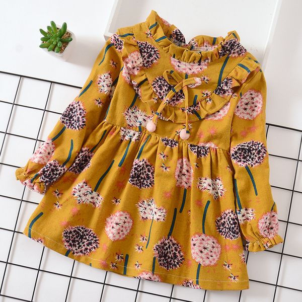 girl dress long sleeve spring and autumn children cotton dress floral kids princess dresses for girls fashion girls clothing, Red;yellow
girl dress long sleeve spring and autumn children cotton dress floral kids princess dresses for girls fashion girls clothing, Red;yellow