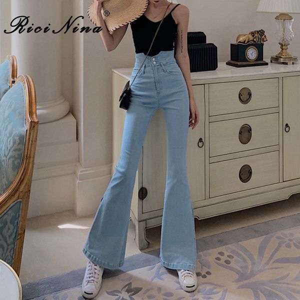 ricinina flare pants women jeans denim zipper buttons split skinny women trouser jean high waist casual jeans femme streetwear, Blue
ricinina flare pants women jeans denim zipper buttons split skinny women trouser jean high waist casual jeans femme streetwear, Blue