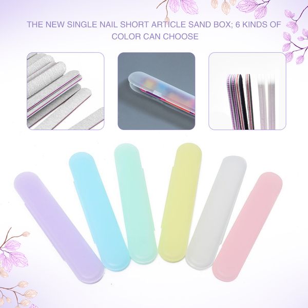 6 color nail art sanding file plastic storage box short section salon manicure tool crystal glass nail files wholesale
6 color nail art sanding file plastic storage box short section salon manicure tool crystal glass nail files wholesale