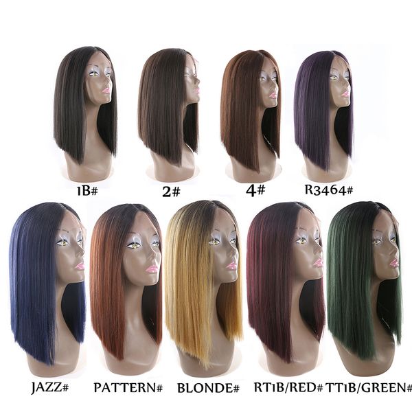 bob ombre straight lace front wigs 180% heavy density heat resistant synthetic wigs 14inch short wigs for black women zxtress 6744b, Black;brown
bob ombre straight lace front wigs 180% heavy density heat resistant synthetic wigs 14inch short wigs for black women zxtress 6744b, Black;brown