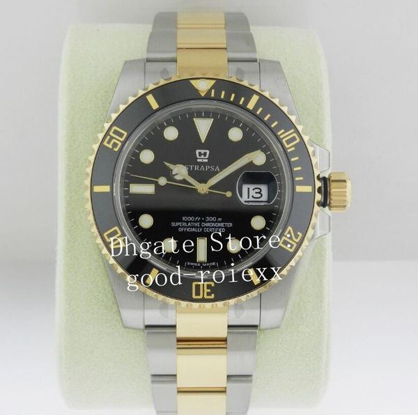 mens automatic 2813 mechanical watch men sapphire ceramic dive superlative sub 116613ln gold steel crystal sport watches oyster wristwatches, Slivery;brown
mens automatic 2813 mechanical watch men sapphire ceramic dive superlative sub 116613ln gold steel crystal sport watches oyster wristwatches, Slivery;brown