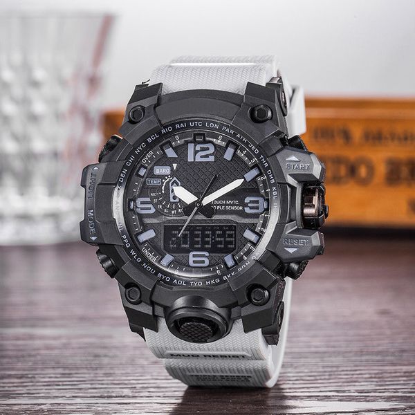 new shock watches brand luxury sports mens watch rubber sports wrist watch quality fashion casual men watches g style outdoor student watch, Slivery;brown
new shock watches brand luxury sports mens watch rubber sports wrist watch quality fashion casual men watches g style outdoor student watch, Slivery;brown