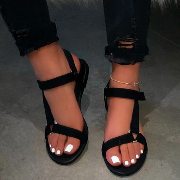 women flat sandals open toe breathable anti-slip casual for summer beach outdoor fs99, Black
women flat sandals open toe breathable anti-slip casual for summer beach outdoor fs99, Black