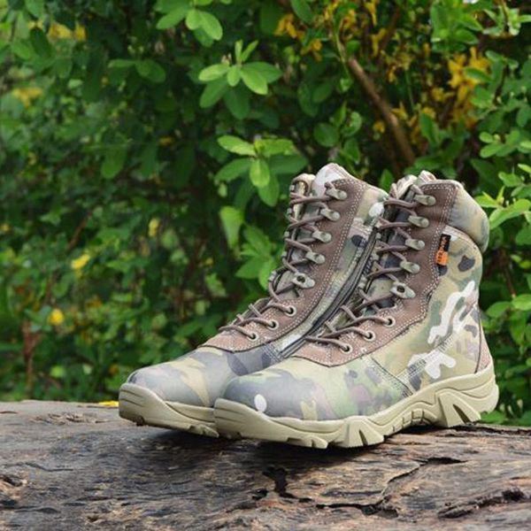 summer men outdoor army camouflage combat safety boots shoes men anti-slip tactical boots .22, Black
summer men outdoor army camouflage combat safety boots shoes men anti-slip tactical boots .22, Black