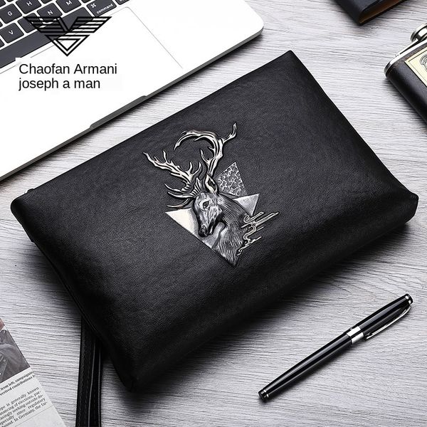 zhuofan genuine envelope large capacity tide zhuofanmen's genuine men's envelope handbag large capacity handbag tide, White
zhuofan genuine envelope large capacity tide zhuofanmen's genuine men's envelope handbag large capacity handbag tide, White