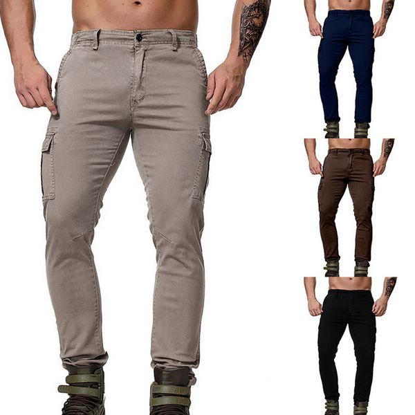 luxury mens cargo jeans casual solid color long pants fashion straight washed jeans male zipper pants, Blue
luxury mens cargo jeans casual solid color long pants fashion straight washed jeans male zipper pants, Blue