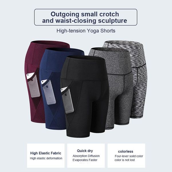 women yoga fitness shorts mesh pocket female quick dry sports running training tight-fitting stretch short pants gym leggings, White;red
women yoga fitness shorts mesh pocket female quick dry sports running training tight-fitting stretch short pants gym leggings, White;red
