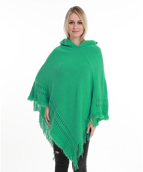women loose irregular sweater pullover womens knitted batwing cape poncho tassels knitwear hooded sweater for women, White;black
women loose irregular sweater pullover womens knitted batwing cape poncho tassels knitwear hooded sweater for women, White;black