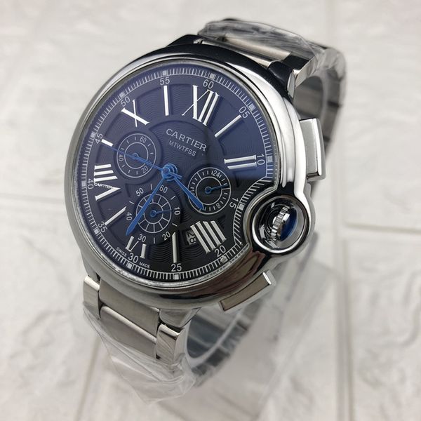 brand cr chronograph working stainless steel mens luxury watches for man multifunction fashion dress quartz watches, Slivery;brown
brand cr chronograph working stainless steel mens luxury watches for man multifunction fashion dress quartz watches, Slivery;brown
