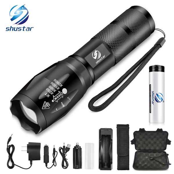 super bright led flashlight portable outdoor lighting tools 5 lighting modes torch waterproof aluminum alloy for camping, etc
super bright led flashlight portable outdoor lighting tools 5 lighting modes torch waterproof aluminum alloy for camping, etc