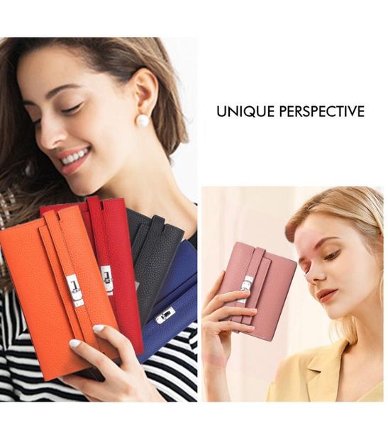 2020 women wallet fashion lady purses handbags new genuine leather long money coin purse woman clutch wallet burse bag pocket, Red;black
2020 women wallet fashion lady purses handbags new genuine leather long money coin purse woman clutch wallet burse bag pocket, Red;black