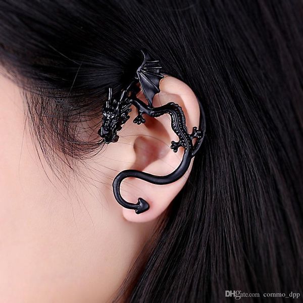 vintage gothic personalized dragon ear cuff for women punk retro clip on earrings fashion jewelry gift in bulk, Silver
vintage gothic personalized dragon ear cuff for women punk retro clip on earrings fashion jewelry gift in bulk, Silver