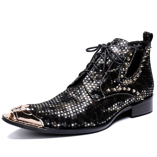 men's fashion martin boots cowboy knight western motorcycle full grain leather casual british booties ankle rivet party performance shoes
men's fashion martin boots cowboy knight western motorcycle full grain leather casual british booties ankle rivet party performance shoes