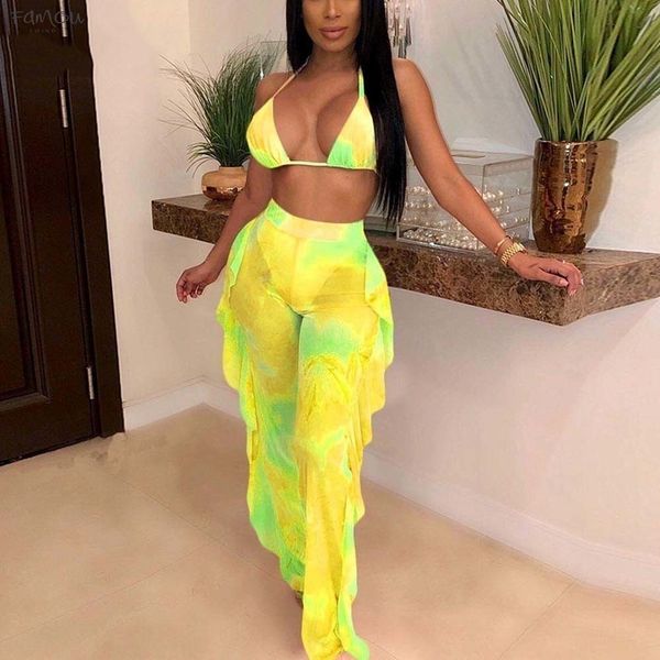 Tie Dye Jumpsuits 2 Piece Set Animal Print Backless Sexy Ruffle For Women 2019 V Neck Hollow Out Party Rompers Womens Jumpsuit
Tie Dye Jumpsuits 2 Piece Set Animal Print Backless Sexy Ruffle For Women 2019 V Neck Hollow Out Party Rompers Womens Jumpsuit