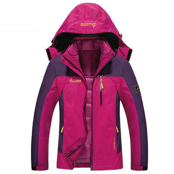 new winter warm jacket women thermal waterproof 2 in1 parkas female outdoors windproof detachable hood thick winter coat outwear, Black
new winter warm jacket women thermal waterproof 2 in1 parkas female outdoors windproof detachable hood thick winter coat outwear, Black