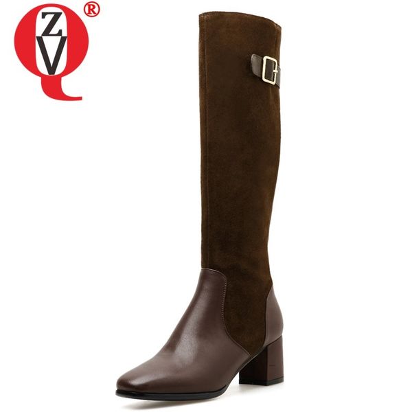 zvq 2019 winter new concise knee high boots outside high heels square toe square toe genuine leather women shoes drop shipping, Black
zvq 2019 winter new concise knee high boots outside high heels square toe square toe genuine leather women shoes drop shipping, Black