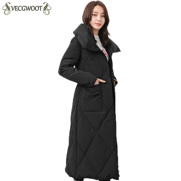 down jacket women 90% white duck down warm jacket 2018 new style slim fit long coat female outwear hp330, Black
down jacket women 90% white duck down warm jacket 2018 new style slim fit long coat female outwear hp330, Black